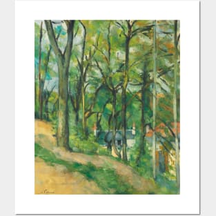 The Cote Saint-Denis in Pontoise by Paul Cezanne Posters and Art